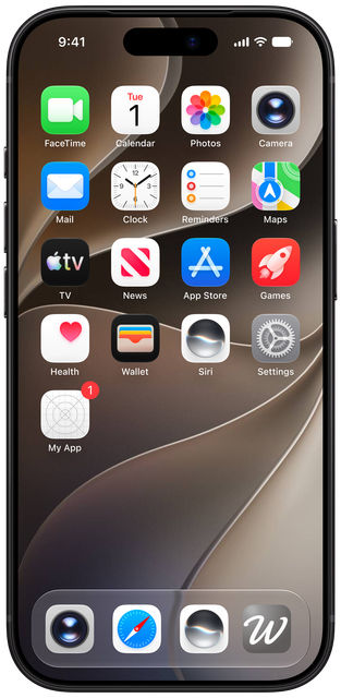 Wxrldz mobile app shown on an iPhone